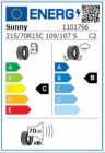 Anvelopa vara Sunny NL106215 70R15C 109 107S