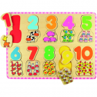 Puzzle BigJigs Toys Numere si Culori