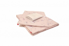 Lenjerie de pat pentru copii 3 piese Ursuletul Martinica roz 60x120 cm