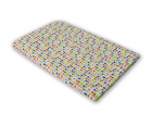 Cearceaf Mozaic KidsDecor cu elastic din bumbac 52x95 cm