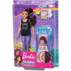 Set de Joaca Barbie Skipper Babysitters Inc Bed Time
