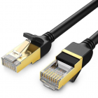 Cablu de date NW107 Ethernet Cat 7 mufat 2xRJ45 STP lungime 3m Negru