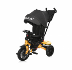 Tricicleta multifunctionala 4 in 1 Speedy Air scaun rotativ Yellow Bla