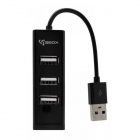 Hub USB H 204R 4 porturi USB 2 0 Negru