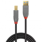Cablu de date Lindy 5m USB 3 0 Typ A to B Anthr
