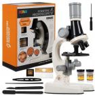 Microscop Educativ pentru Copii cu 3 Functii de Marire si Accesorii Kr
