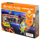 Set de constructie magnetic MagPlayer 72 piese