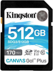 Card memorie Kingston SDXC Canvas GO Plus Clasa 10 UHS I 512GB