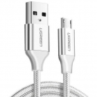 Cablu de date US290 USB Micro USB Quick Charge 3 0 2 4A 2m Alb