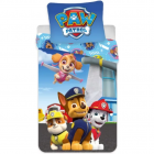 Set lenjerie pat copii Paw Patrol Marshall Chase Rublle and Skye 100x1