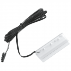 Clips din plastic cu lumina LED pentru polite de sticla 3 x LED lumina