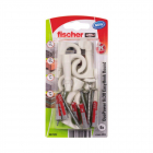 Diblu cu surub cap carlig Fischer Duopower Easyhook nylon 6 x 30 mm 6 