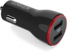 Incarcator auto Anker Auto PowerDrive 2 cu 2x USB Black Fast Charge