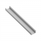 Capac pentru profil pentru benzi cu LED uri GLAX Mini Silver aluminiu 