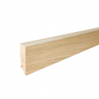 Plinta parchet lemn stejar alb 2200 x 60 x 16 mm