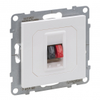 Priza cu borne Legrand incastrata conector difuzor alb