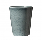 Ghiveci SK Medina Glaze ceramica gri petrol mat diametru 13 cm 15 cm