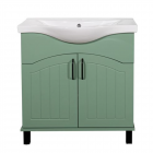 Baza cu lavoar Sanitop Zelena MDF PAL verde 70 x 46 x 78 cm