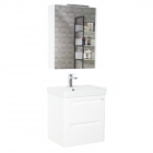 Set Mobilier Seria 502 Badenmob masca lavoar oglinda alb 60cm