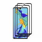 Set 2 folii protectie sticla securizata fullsize pentru Huawei P30 neg