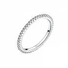 Inel Argint 925 KRASSUS Promise Ring fix cu Zirconiu marimea 7 D 17 3m