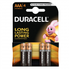 Baterie alcalina Duracell AAA R3 blister 4 buc