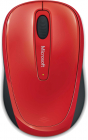 Mouse Microsoft Wireless Mobile 3500 Flame Red