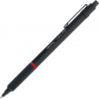 Rapid Pro Ballpoint Pen Matt black with Refill M Blue