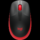 LOGITECH M190 Full size wireless mouse RED 2 4GHZ EMEA M190