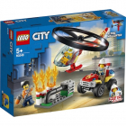 LEGO City Fire Interventie cu elicopterul de pompieri 60248 Brand LEGO