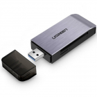 Card reader CM180 micro SD SD conector USB 5Gbps Silver