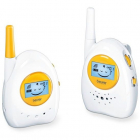 Monitor audio BY84 pentru bebelusi cu transmisie analoga Alb Galben