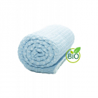 Paturica Wallaboo bumbac organic Eden Sky blue