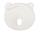 Pernuta memory pentru formarea capului KikkaBoo Airknit Bear White