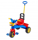 Tricicleta pentru copii cu claxon si control parental Sweet Red in cut