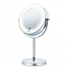 Oglinda cosmetica iluminata BS55 diametru 13 cm marire 7x