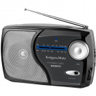 Radio Portabil KM0822 AM FM Negru