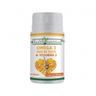 Omega 3 ulei de peste 500 mg Vitamina E 5mg 60 capsule moi Healthnutri