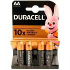 Baterie alcalina Duracell Basic R6 AA blister 4 bucati