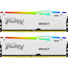 Memorie FURY Beast RGB White 32GB 2x16GB DDR5 5600MHz CL36 Dual Channe