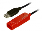 Cablu periferice LINDY USB 2 0 Male tip A USB 2 0 Female tip A 8m negr