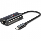 Placa de retea LINDY Gigabit USB 3 2 Tip C cu Power Delivery 3 0