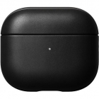 Leather compatibila cu Apple AirPods 3 Black