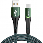 Cablu de date CA 7961 Magnificence Indicator LED USB USB C 3A 1m Verde