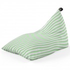 Fotoliu Puf Bean Bag tip Lounge Diagonal stripes green