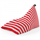 Fotoliu Puf Bean Bag tip Lounge Regular stripes red
