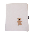 Patura Childhome 80x100 cm JerseMuselina Teddy