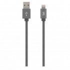 Cablu USB Lightning Braided 2m Gri