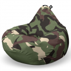 Fotoliu Puf Bean Bag tip Para L camuflaj armata