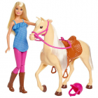Papusa Barbie cu accesorii pentru calarit si cal TIP PRODUS Jucarii